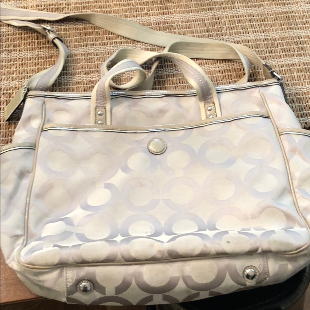 Coach diaper bag